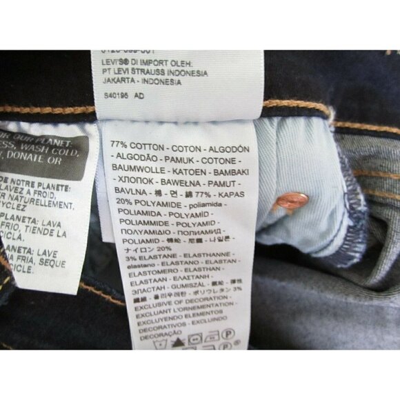 New W/ Tag Women's Levis 505 Regular Cropped Stretch Cool Jean Size 30 - Picture 10 of 11